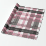 Pretty Pink, Lavender, Grey and Brown Plaid Wrapping Paper<br><div class="desc">Give your recipients your best. Use this lovely, sophisticated plaid, high-quality gift wrap with a grid back for easy cutting. You'll appreciate the ease of use and your recipients will love its elegant beauty. Good for all occasions and holidays, very versatile. Thanks for looking we appreciate your business here at...</div>