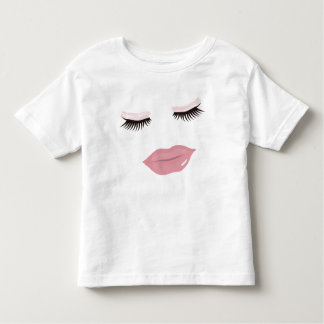 Pretty Pink Lip's Toddler Ruffle Dress Toddler T-Shirt