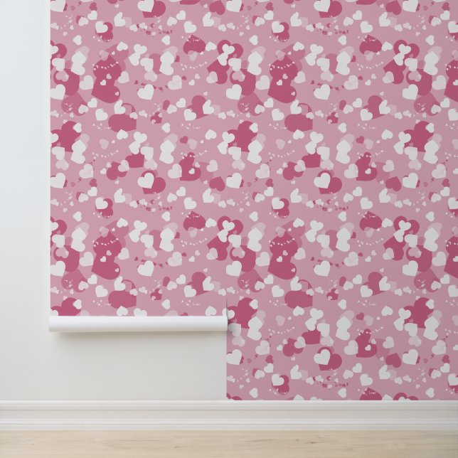 Pretty Pink Love Heart Wallpaper (Application)