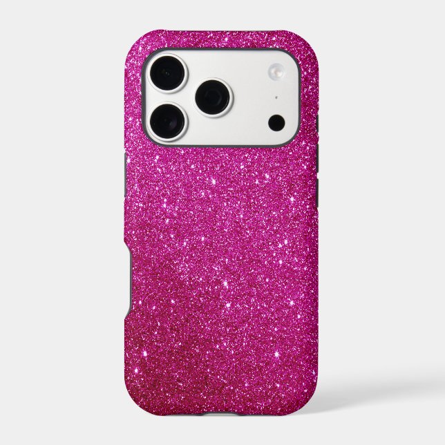 Pretty Pink Magenta Glitter (Back)