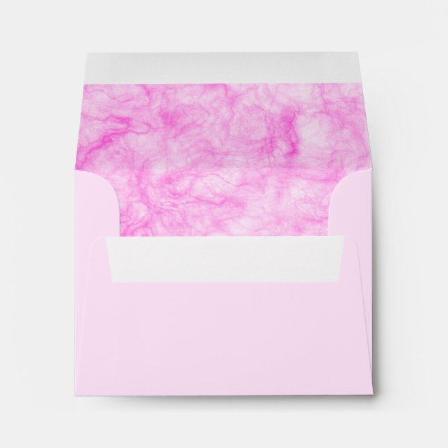 Pretty Pink Marble Envelope (Back (Bottom))