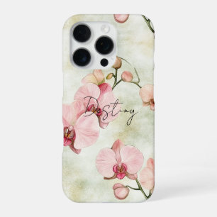 Pretty Pink Orchids iPhone 16 Pro Case