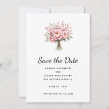 Pretty Pink Peony Flower Bouquet Wedding