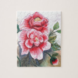 Pretty Pink Peony Jigsaw Puzzle