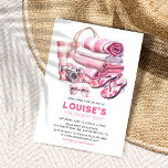 Pretty Pink Pool Party Girl Birthday Bash Invitation<br><div class="desc">Dive into the spirit with our Pretty Pink Pool Party Girl Birthday Bash Invitation! Adorned with pop pink and pastel watercolor swimming accessories on a simple white background, this invitation exudes cuteness and simplicity. Easily customisable and ideal for girls of all ages, it's the perfect start to an unforgettable party!...</div>