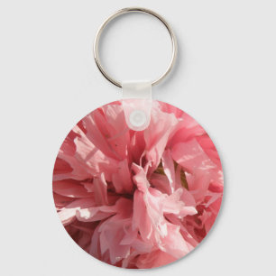 Pretty Pink Poppy Keychain
