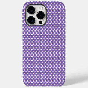 PRETTY PINK & PURPLE HEARTS iPhone 14 PRO MAX CASE