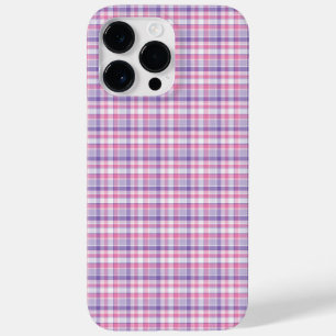 PRETTY PINK & PURPLE PLAID Case-Mate iPhone 14 PRO MAX CASE