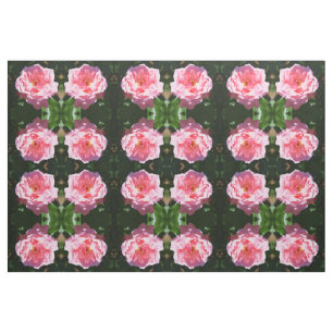 Pretty pink rose floral fashion fabric