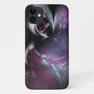 Pretty Pink Rose Fractal iPhone 11 Case