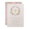 Pretty Pink Roses and Gold Cross | Floral Baptism