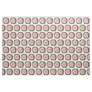 Pretty pink roses fabric