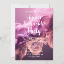 Pretty Pink Smoke Bachelorette Party