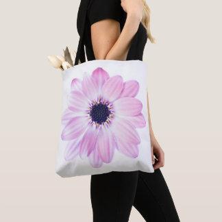 Pretty Pink Summer Flower Tote Bag