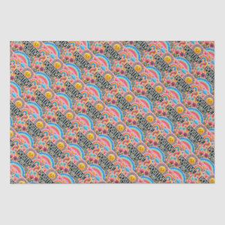 Pretty pink, sun & rainbow tissue paper