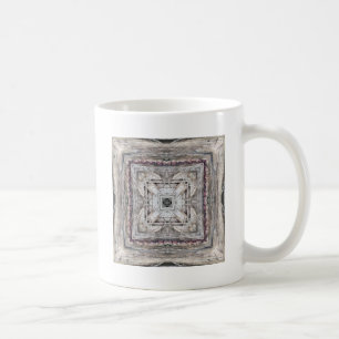 Pretty Pink Tinged Aztec Inspired Pattern Coffee Mug
