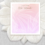 Pretty Pink Watercolor Plants Leaves Notepad<br><div class="desc">Artistic pink watercolor with subtle images of long leaves.</div>