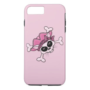 Pretty Pirate Kitty Skull iPhone 8 Plus/7 Plus Case