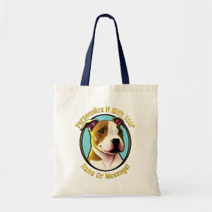 Pretty Pitbull Tote Bag
