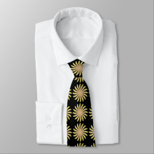 Pretty Plant Flower With Earth Tone Curvy Petals  Tie