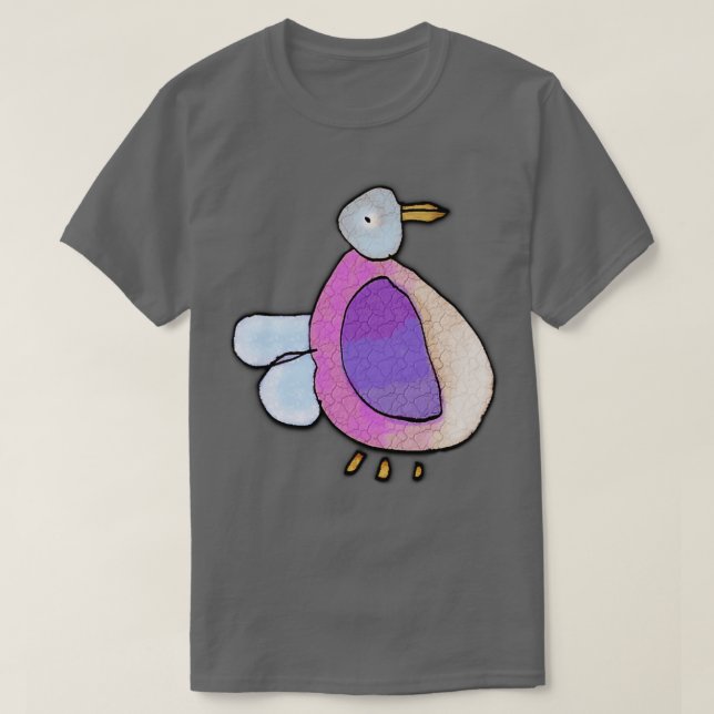 Pretty Plump Pigeon T-Shirt (Design Front)