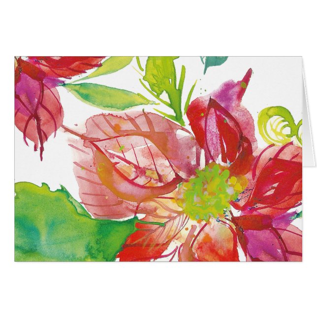 Pretty Poinsettia | Bright Neon (Front Horizontal)