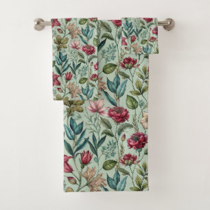 Pretty Poison Petals Bath Towel Set