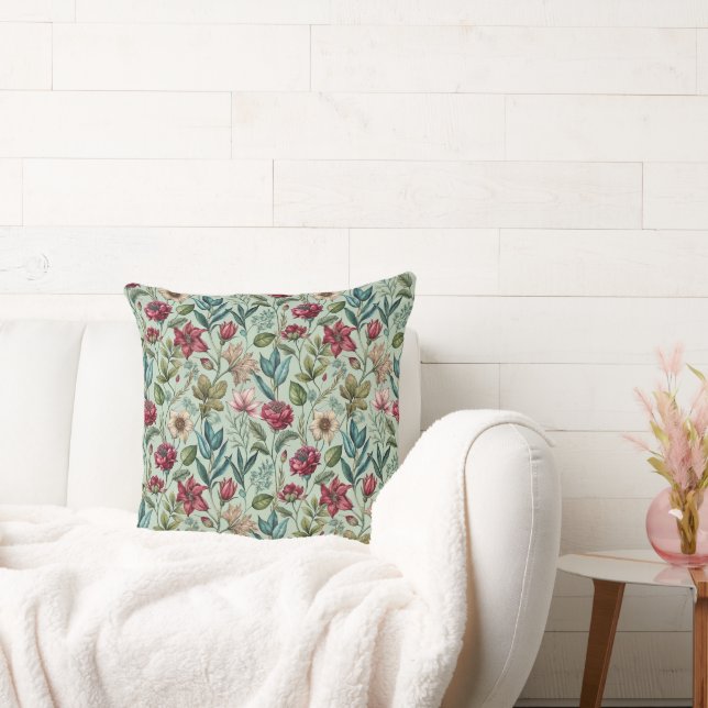 Pretty Poison Petals Cushion (Couch)