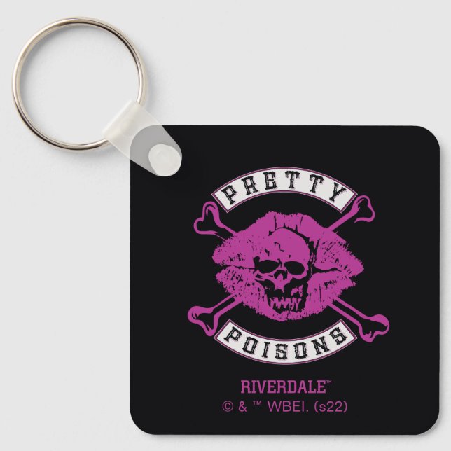 Pretty Poisons Logo Key Ring (Front)