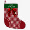 Pretty Polka Dot Custom Christmas Stocking