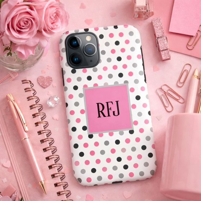 Pretty Polka Dots iPhone Case (Creator Uploaded)