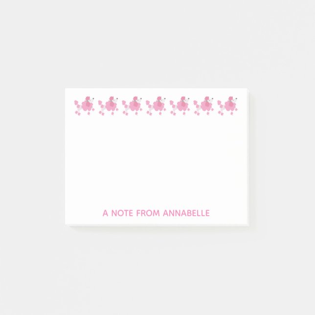 Pretty Poodle Notes (Front)