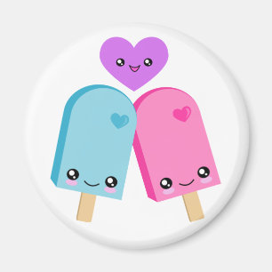 Pretty Popsicles BFF Kawaii Magnet