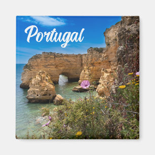Pretty Portugal Algarve Beach Souvenir Magnet