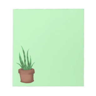 Pretty Potted Plant Notepad