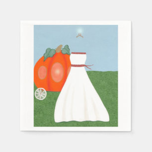 Pretty Princess Bridal Shower Paper Napkins
