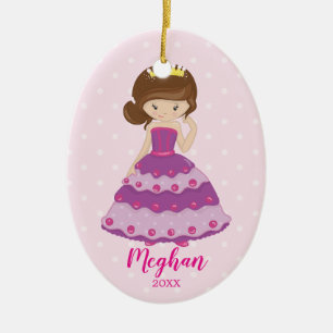 Pretty Princess Christmas Ornament