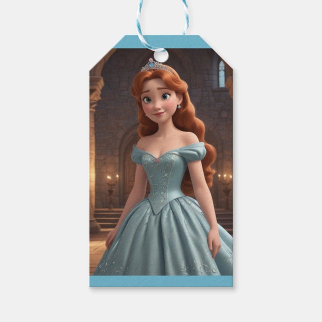 Pretty Princess  Gift Tags (Front)