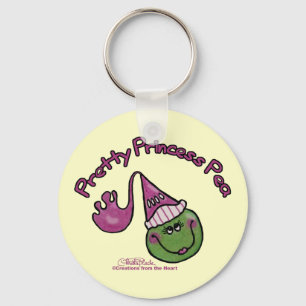 Pretty Princess Pea Key Ring