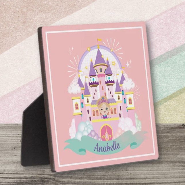 Pretty Princess Personalised Tabletop room decor Plaque (Creator Uploaded)
