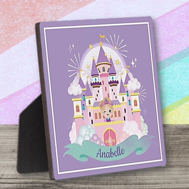 Pretty Princess Personalised Tabletop room decor  Plaque (Creator Uploaded)