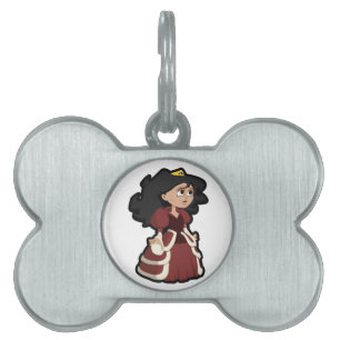 PRETTY PRINCESS PET NAME TAG