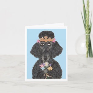 Pretty Princess Poodle Invitation