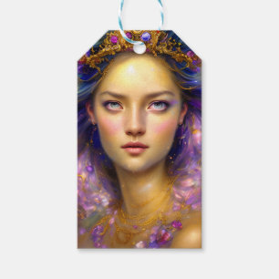 Pretty Princess Warrior Ethereal Goddess Gift Tags