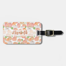 Pretty Pumpkin Custom Name Autumn
