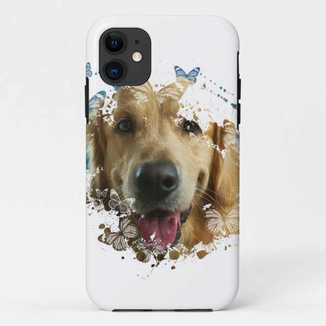Pretty Puppy Artwork Case-Mate iPhone Case (Back)
