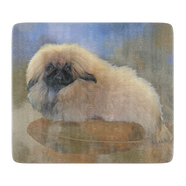 Pretty Puppy Cutting Board (Front)