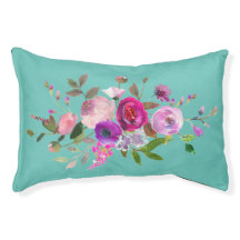 Pretty purple and lilac watercolour floral