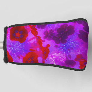 Pretty Purple and Red Garden Phlox Flowers Golf Head Cover