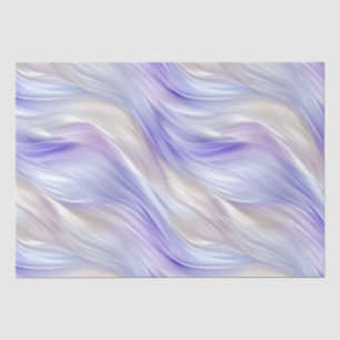 Pretty Purple Blue White Swirls Tissue Paper
